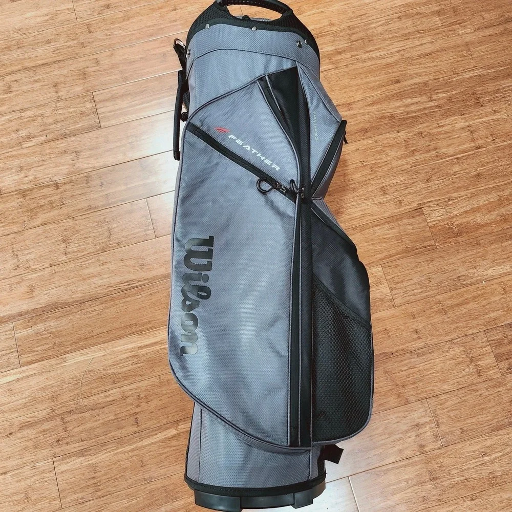 Wilson Feather Golf Cart Bag 14-Way with 3 Dividers & 9 Pockets for Storage
